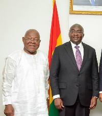 Prof Mike Oquaye and Dr Mahamudu Bawumia