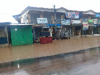 The early morning rains flooded parts of the country, Odorkor was not left out