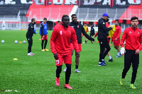 Ghana international and former Asante Kotoko striker Kwame Opoku h