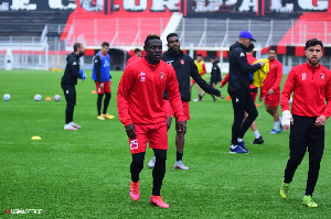 Ghanaian striker, Kwame Opoku