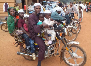 Tamale Family Motorbike