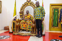 Jinapor during a courtesy visit to the Otumfuo earlier this year