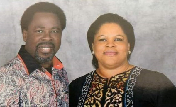 TB Joshua's wife said she found him in his chair, unconscious