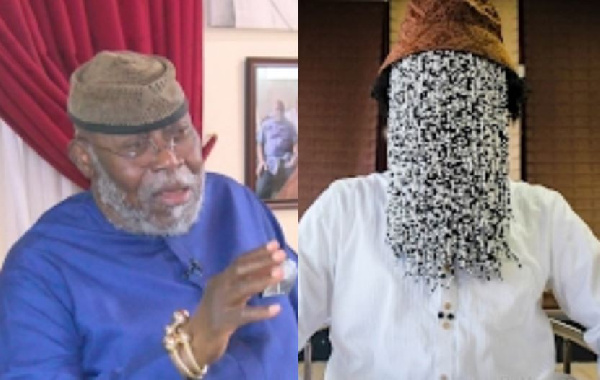 Dr Nyaho Nyaho-Tamakloe and Anas Aremeyaw Anas