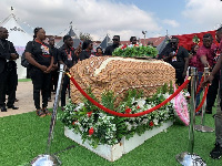 His burial and final funeral rites was held in his hometown, Asokore Mampong