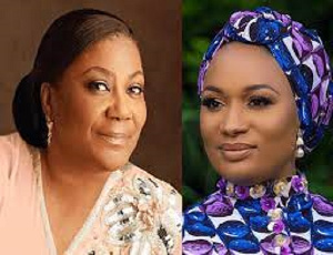 Rebecca Akufo-Addo (L) and Samira Bawumia(R)