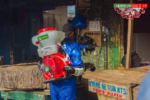 The fumigation exercise began at 6am on Monday morning