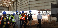 A ministerial tour of a 1D1F project site