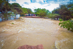 Resdients of Nyimbale have been cutoff due to the flood