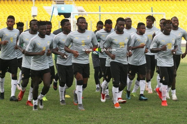 Black Stars B training