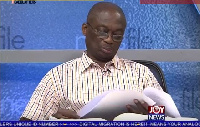 Editor-in-Chief of the New Crusading Guide Newspaper, Kweku Baako Jnr