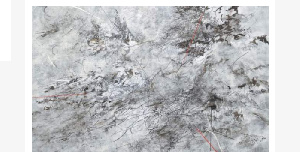 A section of Julie Mehretu's abstract piece Walkers With the Dawn and Morning