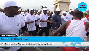 Bawumia launches national fitness day at Accra Sports Stadium