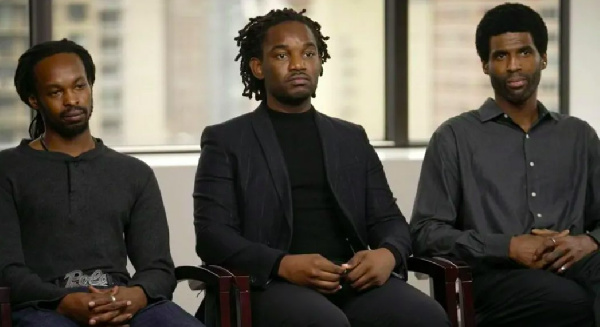 From left: Alvin Jackson, Emmanuel Jean Joseph and Xavier Veal