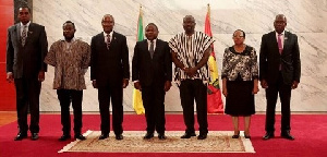 President of Mozambique and Ghana