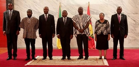 President of Mozambique and Ghana