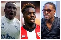 Tony Yeboah, Inaki Williams and Derek Boateng