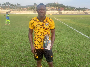 Eric is the big brother of former Hearts of Oak poster boy Joseph Esso