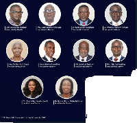 The 10 members who make up the independent directors of the Bank of Ghana