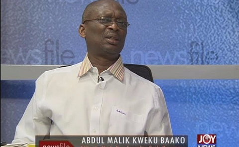 Editor-in-Chief of the New Crusading Guide Newspaper, Kweku Baako Jnr