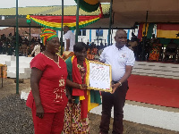 Madam Juliana Apau Senkyi was awarded by the Eastern Regional Coordinating Council