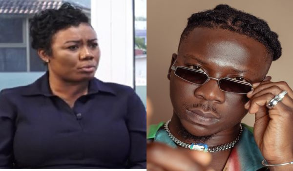 Broadcaster, Bridget Otoo and singer Stonebwoy