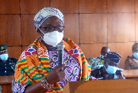 Bono Regional Minister, Madam Justina Owousu-Banahene