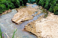 The stream runs through more than 10 communities in the Kumasi Metropolis