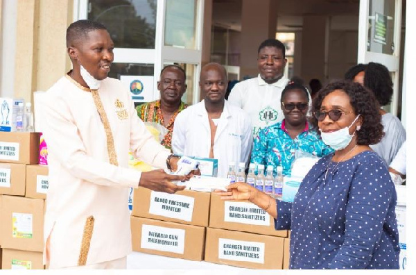 The donation was aimed at supporting the coronavirus campaign