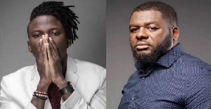 Stonebwoy (R) and Bulldog