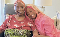 DJ Cuppy with her grandmother
