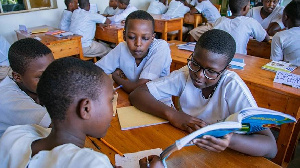 File photo of Rwandan pupils in class