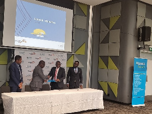 Ecobank Ghana Post Partnership Agreement signing