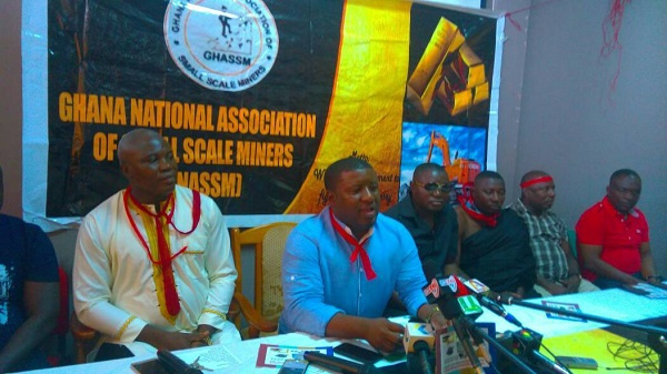 Executives of GNASSM at the press conference