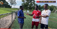 Emmnauel Baffour (middle) speaking to Dan Kwaku Yeboah (left) and Yaw Anafi (right)