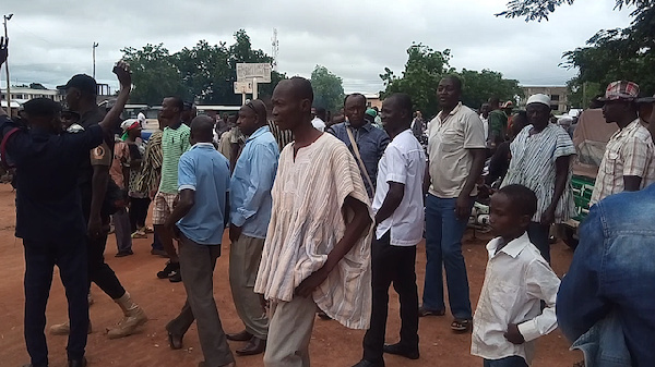 The NDC Chairman was chased out of the polls venue Saturday for allegedly campaigning for Gamson