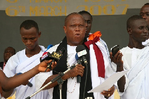 Head of the Afrikania Mission in Ghana, His Holiness Osofo Komfo Atsu Kove