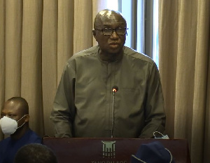 The Interior Minister and Member of Parliament for Nandom,  Ambrose Dery