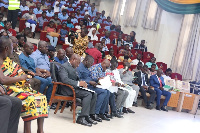 Attendees of the Youth in Agriculture Conference in a photo