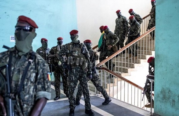 Coup leaders in Guinea