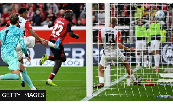 Victor Boniface has scored five goals in his last five Bundesliga appearances