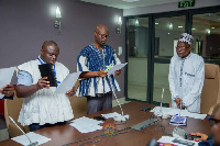 Parliamentary Press Corps being sworn in