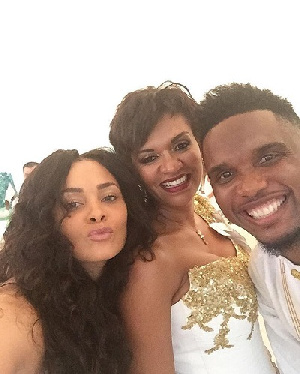 Menaye Donkor, Etoo and wife