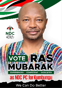 Poster of former Member of Parliament (MP) for Kumbungu Ras Mubarak