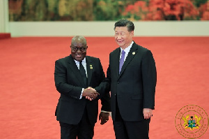 President AKufo Addo With President Xi Jinping Of China