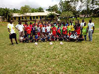 Books and boots officials with some of the players