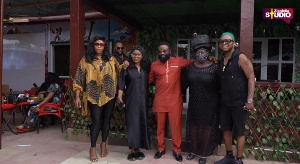 Singer Mzbel and some of her friends