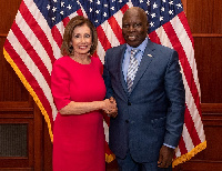 Dr. Barfuor Adjei-Barwuah and Nancy Pelosi