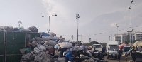 Heap of filth at Tema Station terminal