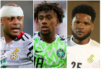 Ayew, Iwobi, Tetteh